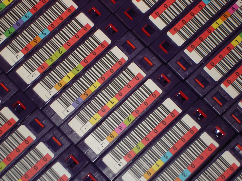 "tapes, backup" CC-BY-SA 2.0 by Martin Abblegen via flickr